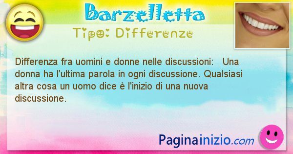 Differenze: Differenza fra uomini e donne nelle discussioni: ... (id=1445)