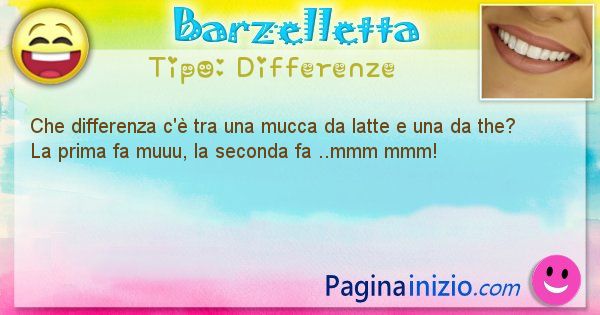 Differenze: Che differenza c' tra una mucca da latte e una da ... (id=1451)