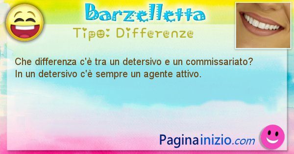 Differenze: Che differenza c' tra un detersivo e un ... (id=1466)