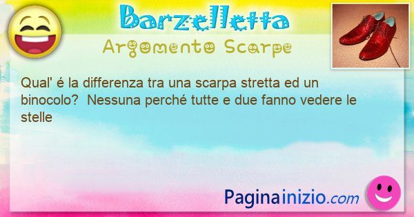 Differenza argomento Scarpe: Qual'  la differenza tra una scarpa stretta ed un ... (id=3297)