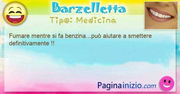 Medicina: Fumare mentre si fa benzina...pu aiutare a smettere ... (id=3387)