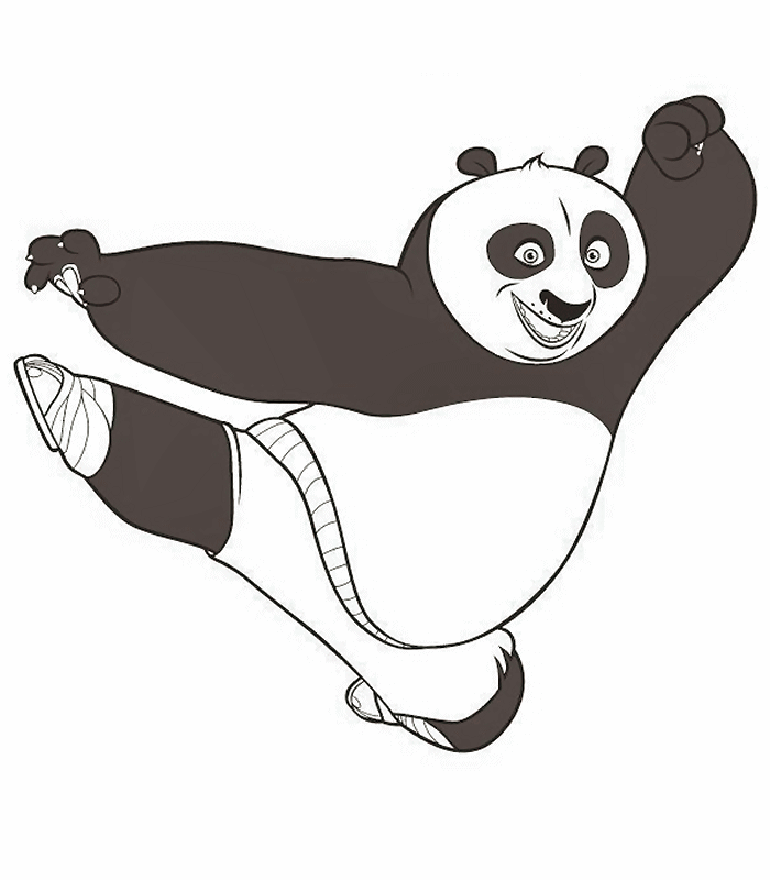 Disegni Kung Fu Panda Da Colorare