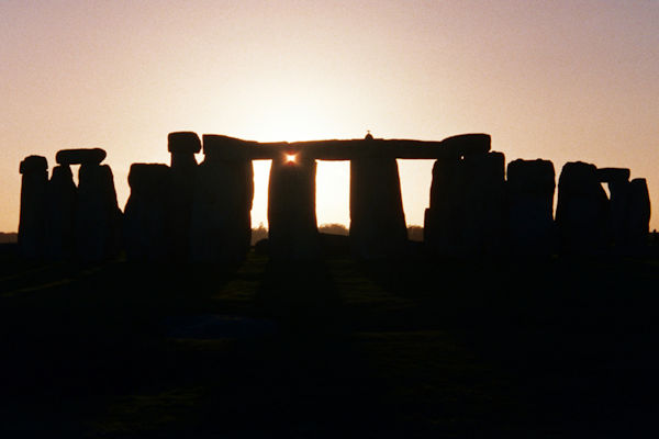 Stonehenge al tramonto