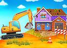 <b>Costruisci con il tuo escavatore - Construction truck building games for kids