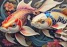 <b>Allevamento di pesci - Koi fish pond idle merge game