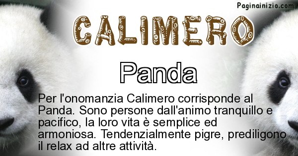 Calimero - Animale associato al nome Calimero