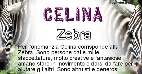 Celina - Animale associato al nome Celina