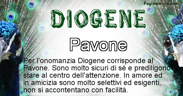 Diogene - Animale associato al nome Diogene