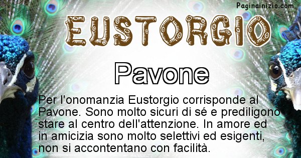 Eustorgio - Animale associato al nome Eustorgio