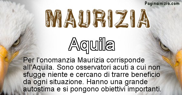 Maurizia - Animale associato al nome Maurizia