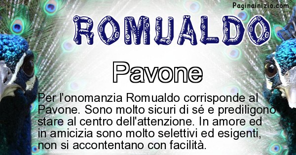 Romualdo - Animale associato al nome Romualdo