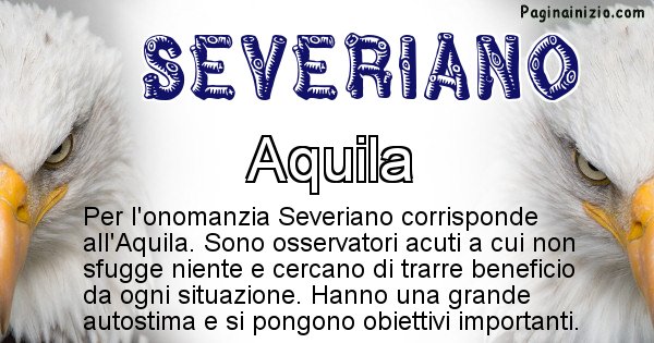 Severiano - Animale associato al nome Severiano