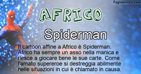 Africo - Personaggio dei cartoni associato a Africo