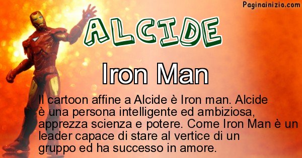 Alcide - Personaggio dei cartoni associato a Alcide