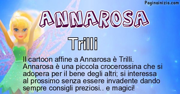 Annarosa - Personaggio dei cartoni associato a Annarosa