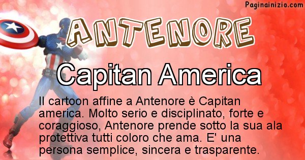 Antenore - Personaggio dei cartoni associato a Antenore