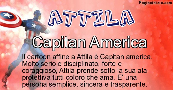 Attila - Personaggio dei cartoni associato a Attila