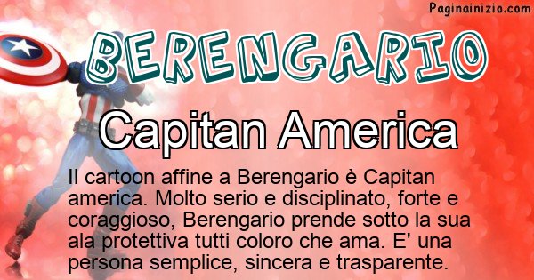 Berengario - Personaggio dei cartoni associato a Berengario