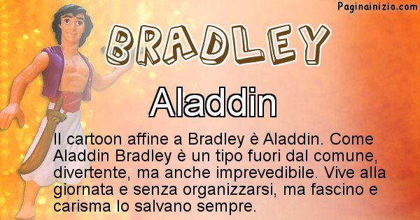 Bradley - Personaggio dei cartoni associato a Bradley