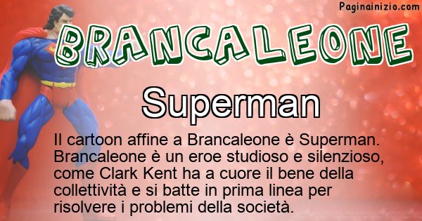 Brancaleone - Personaggio dei cartoni associato a Brancaleone