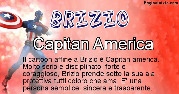 Brizio - Personaggio dei cartoni associato a Brizio