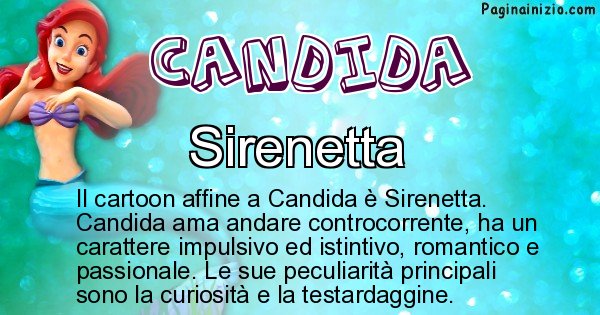 Candida - Personaggio dei cartoni associato a Candida