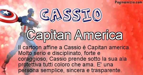 Cassio - Personaggio dei cartoni associato a Cassio