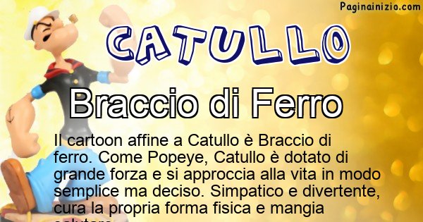 Catullo - Personaggio dei cartoni associato a Catullo