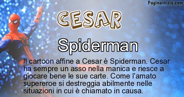 Cesar - Personaggio dei cartoni associato a Cesar