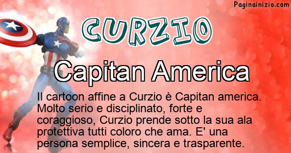 Curzio - Personaggio dei cartoni associato a Curzio