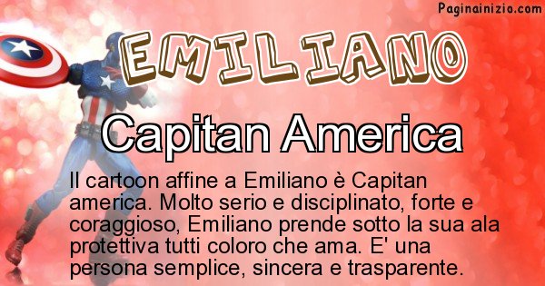 Emiliano - Personaggio dei cartoni associato a Emiliano