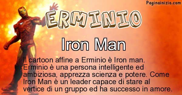 Erminio - Personaggio dei cartoni associato a Erminio