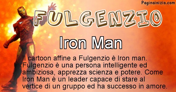 Fulgenzio - Personaggio dei cartoni associato a Fulgenzio