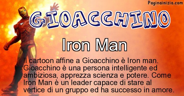 Gioacchino - Personaggio dei cartoni associato a Gioacchino