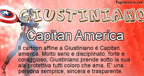 Giustiniano - Personaggio dei cartoni associato a Giustiniano