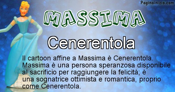 Massima - Personaggio dei cartoni associato a Massima