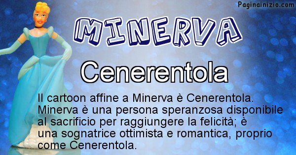 Minerva - Personaggio dei cartoni associato a Minerva