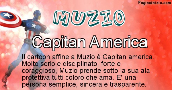 Muzio - Personaggio dei cartoni associato a Muzio