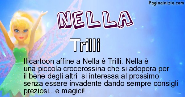 Nella - Personaggio dei cartoni associato a Nella