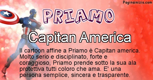 Priamo - Personaggio dei cartoni associato a Priamo