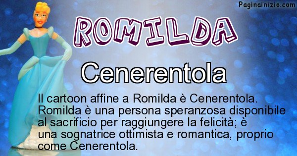 Romilda - Personaggio dei cartoni associato a Romilda