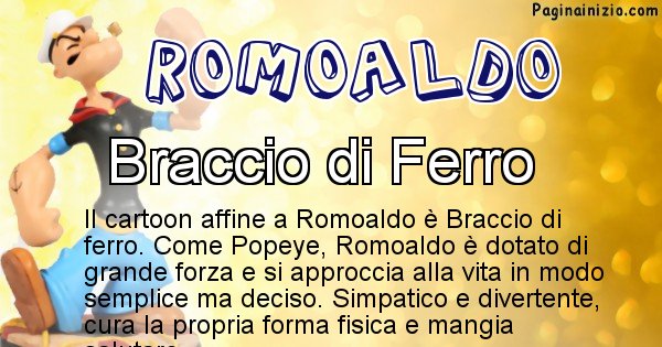 Romoaldo - Personaggio dei cartoni associato a Romoaldo