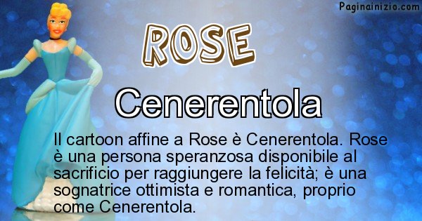 Rose - Personaggio dei cartoni associato a Rose