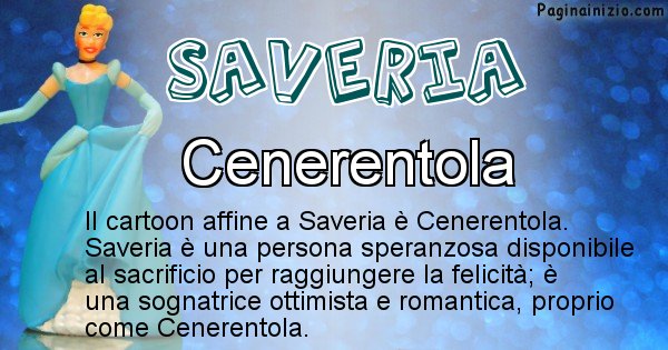 Saveria - Personaggio dei cartoni associato a Saveria