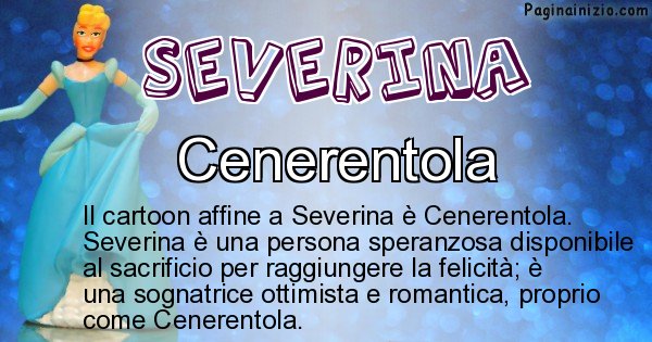 Severina - Personaggio dei cartoni associato a Severina