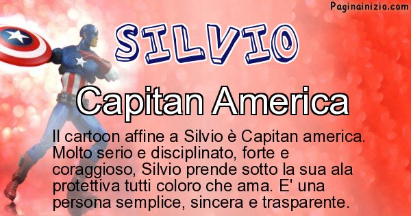 Silvio - Personaggio dei cartoni associato a Silvio