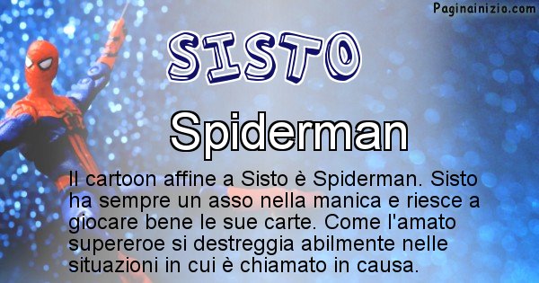 Sisto - Personaggio dei cartoni associato a Sisto