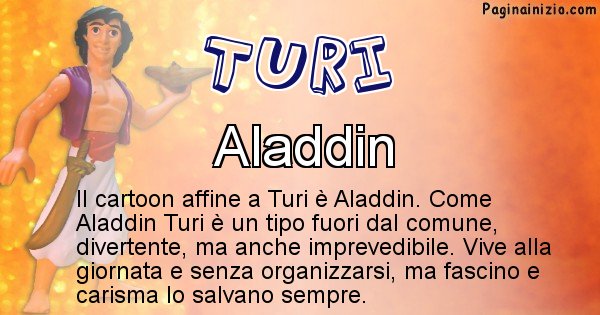 Turi - Personaggio dei cartoni associato a Turi