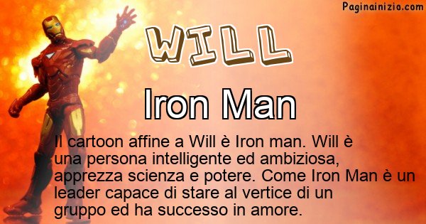 Will - Personaggio dei cartoni associato a Will