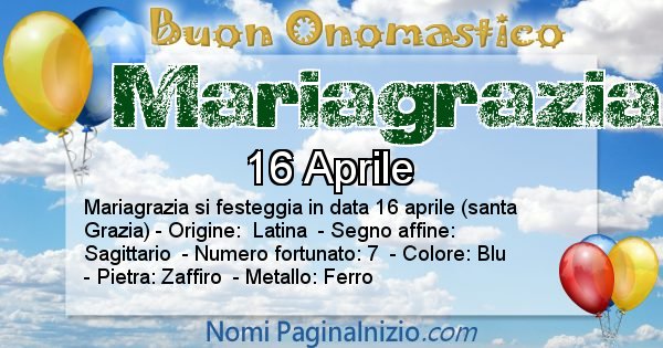 Immagini Con Il Nome Mariagrazia